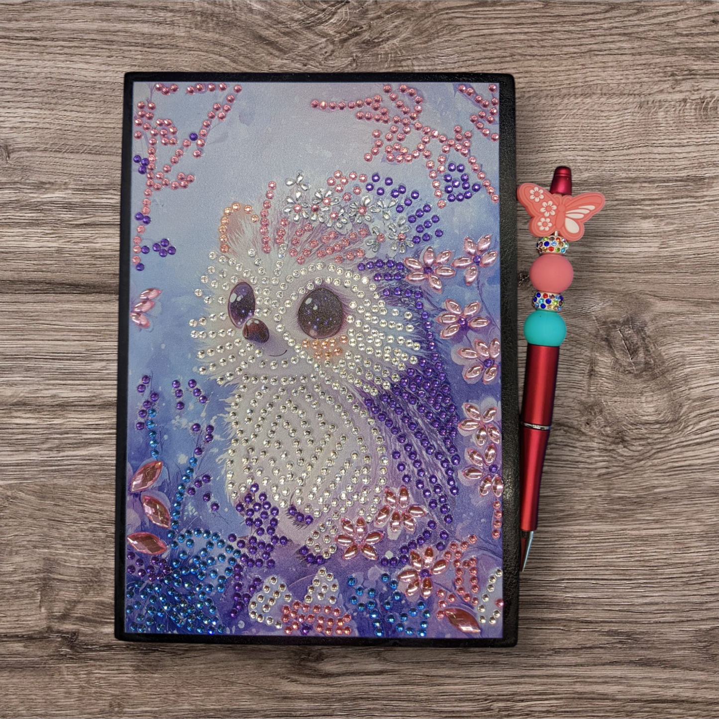 blank notebook (hedgehog)