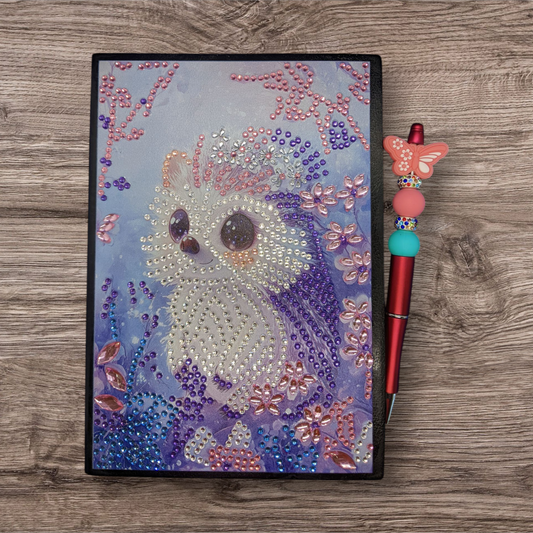 blank notebook (hedgehog)